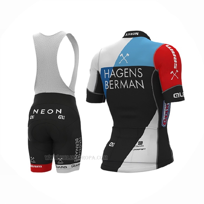 2018 Ropa Ciclismo Axeon Prs Negro Rojo Mangas Corta Y Culotte Corto